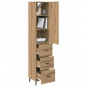 Highboard z szufladą Dąb rzemieślniczy 34,5 x 34 x 180 cm