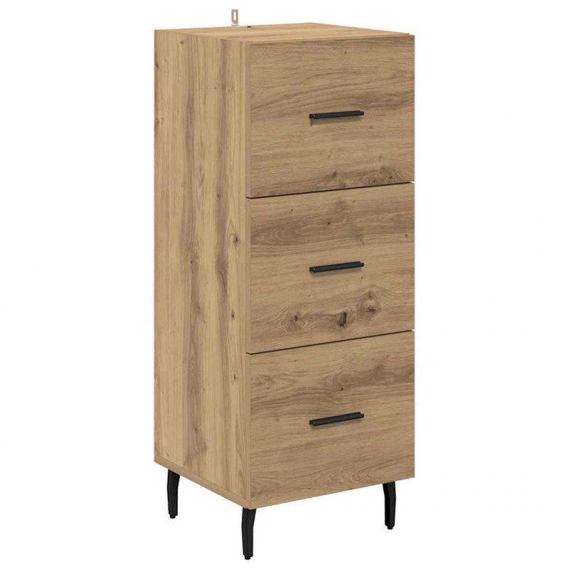 Highboard z szufladą Dąb rzemieślniczy 34,5 x 34 x 180 cm