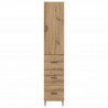 Highboard z szufladą Dąb rzemieślniczy 34,5 x 34 x 180 cm