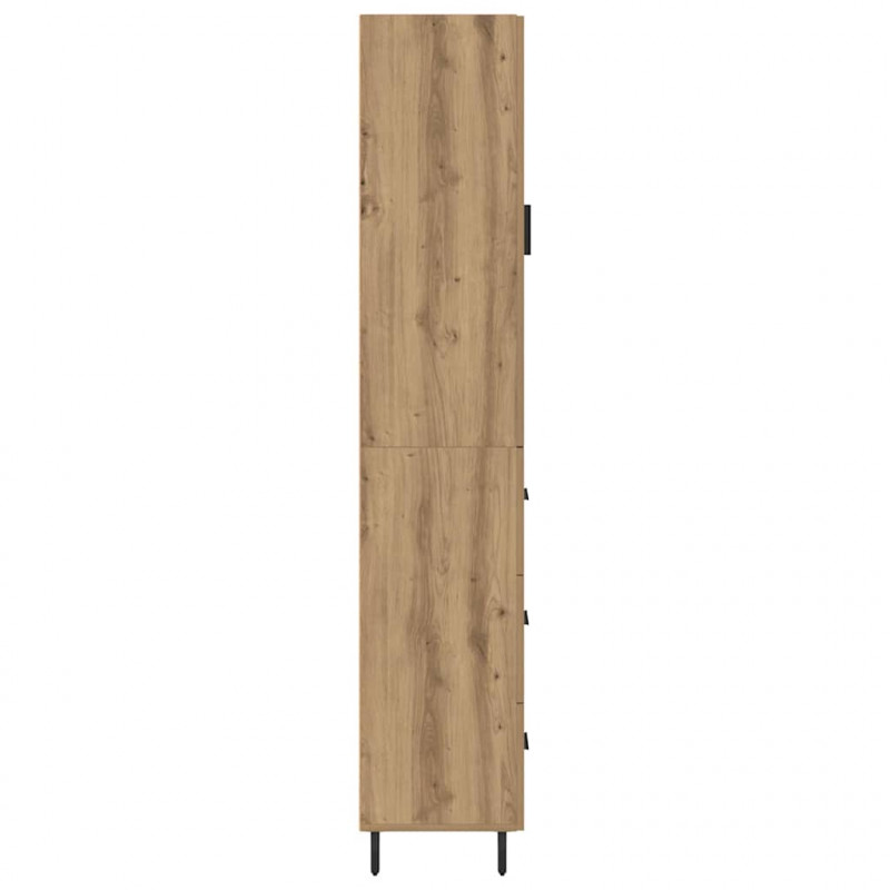 Highboard z szufladą Dąb rzemieślniczy 34,5 x 34 x 180 cm