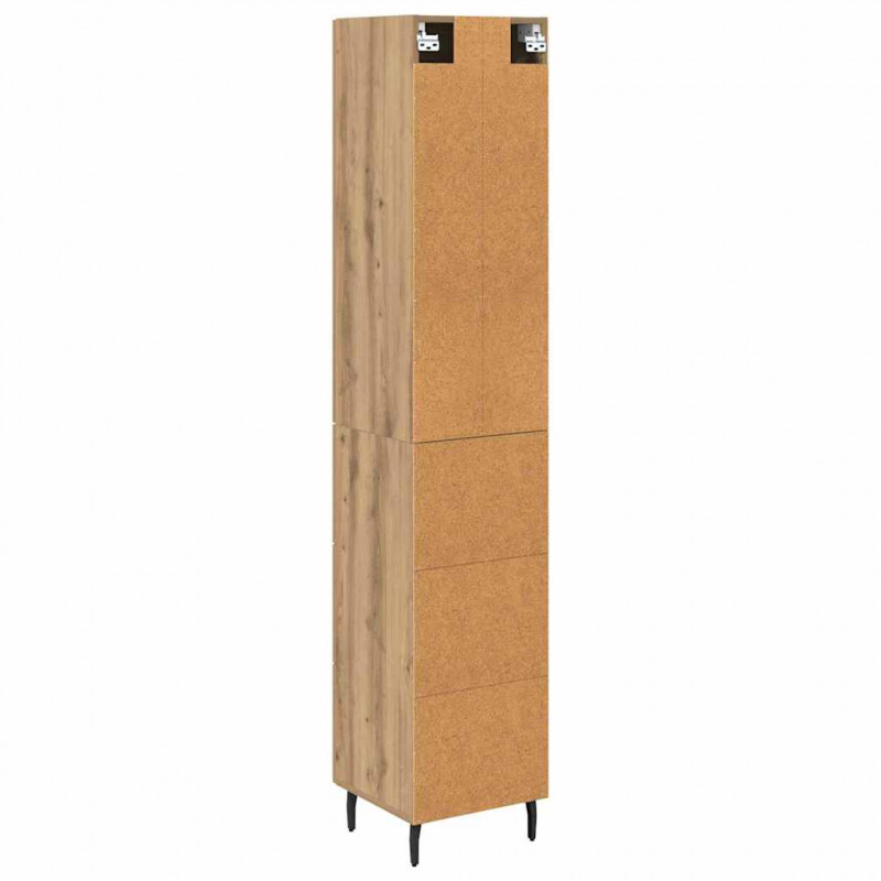Highboard z szufladą Dąb rzemieślniczy 34,5 x 34 x 180 cm