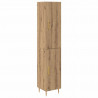 Highboard 2 pcs Dąb rzemieślniczy Materiał drewnopochodny