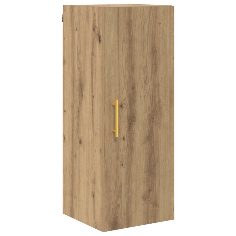 Highboard 2 pcs Dąb rzemieślniczy Materiał drewnopochodny
