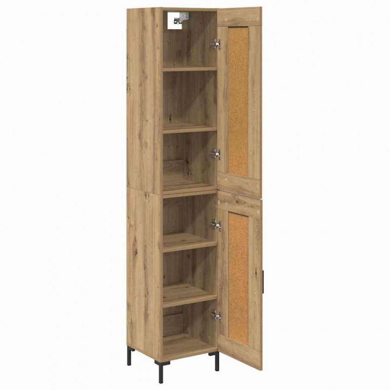 Highboard Dąb rzemieślniczy 34,5 x 34 x 180 cm