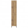 Highboard Dąb rzemieślniczy 34,5 x 34 x 180 cm