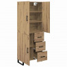 Highboard z szufladą 2 pcs Dąb rzemieślniczy 69,5 x 34 x 180 cm