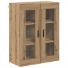 Highboard 2 pcs Dąb rzemieślniczy Materiał drewnopochodny