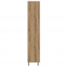 Highboard 2 pcs Dąb rzemieślniczy Materiał drewnopochodny