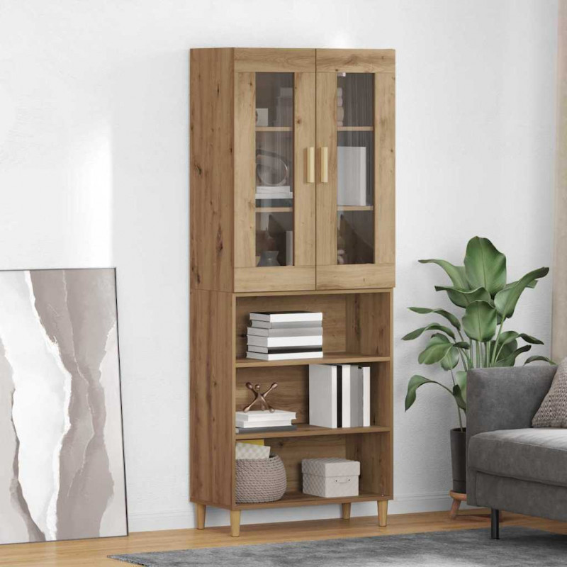 Highboard Dąb rzemieślniczy 69,5 x 34 x 180 cm