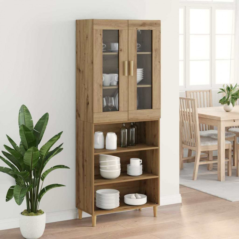 Highboard Dąb rzemieślniczy 69,5 x 34 x 180 cm