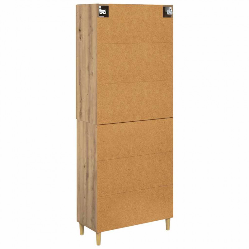 Highboard Dąb rzemieślniczy 69,5 x 34 x 180 cm