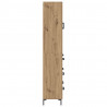 Highboard 2 pcs Dąb rzemieślniczy Materiał drewnopochodny