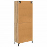 Highboard 2 pcs Dąb rzemieślniczy Materiał drewnopochodny
