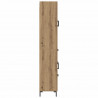 Highboard 2 pcs Dąb rzemieślniczy Materiał drewnopochodny