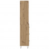 Highboard 2 pcs Dąb rzemieślniczy Materiał drewnopochodny
