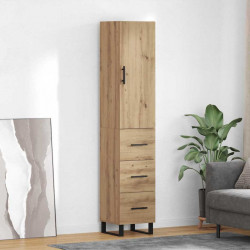 Highboard z szufladą Dąb rzemieślniczy 34,5 x 34 x 180 cm