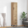 Highboard z szufladą Dąb rzemieślniczy 34,5 x 34 x 180 cm