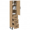 Highboard z szufladą Dąb rzemieślniczy 34,5 x 34 x 180 cm