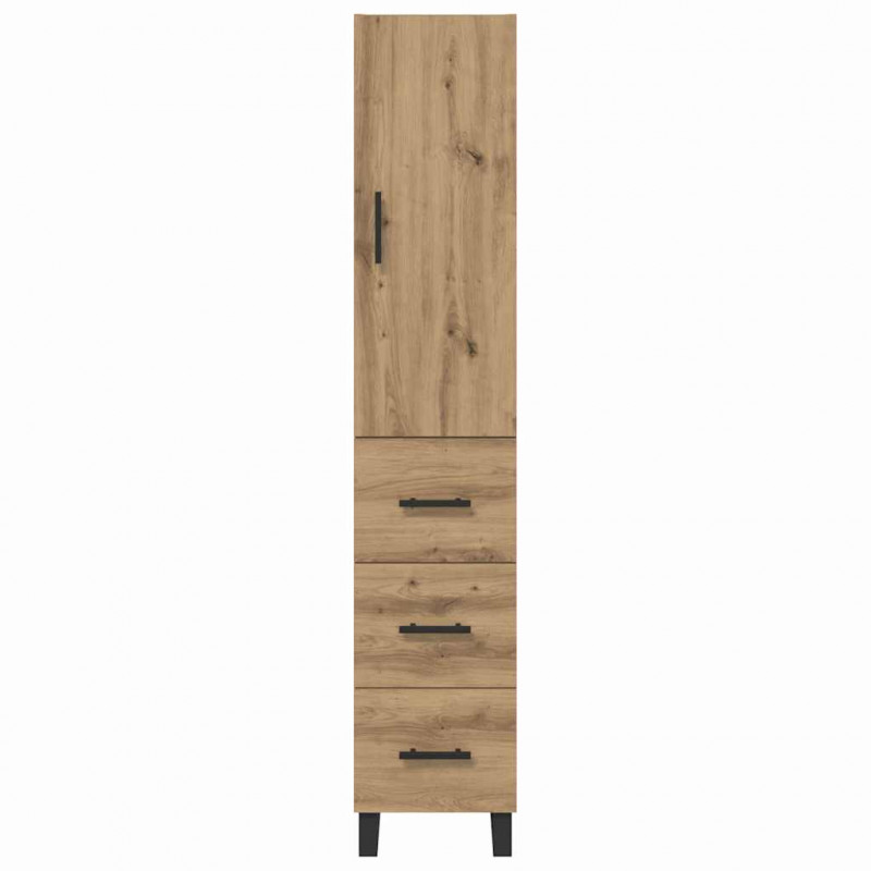 Highboard z szufladą Dąb rzemieślniczy 34,5 x 34 x 180 cm