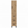 Highboard z szufladą Dąb rzemieślniczy 34,5 x 34 x 180 cm
