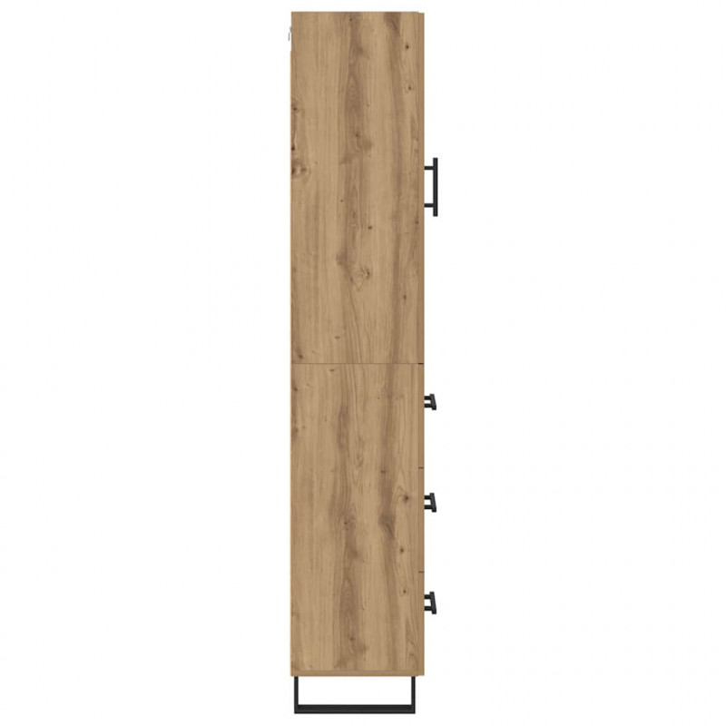 Highboard z szufladą Dąb rzemieślniczy 34,5 x 34 x 180 cm