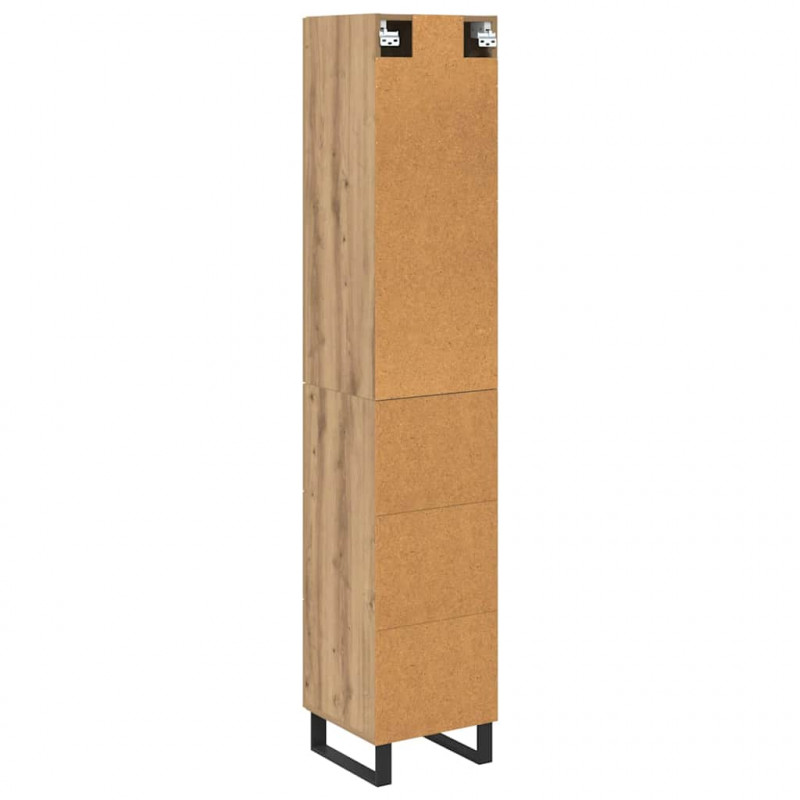 Highboard z szufladą Dąb rzemieślniczy 34,5 x 34 x 180 cm