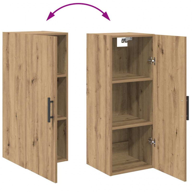 Highboard z szufladą Dąb rzemieślniczy 34,5 x 34 x 180 cm