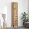 Highboard z szufladą Dąb rzemieślniczy 34,5 x 34 x 180 cm