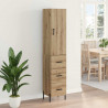 Highboard z szufladą Dąb rzemieślniczy 34,5 x 34 x 180 cm