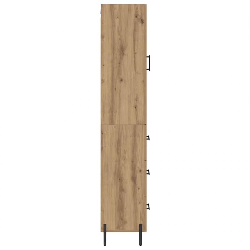 Highboard z szufladą Dąb rzemieślniczy 34,5 x 34 x 180 cm