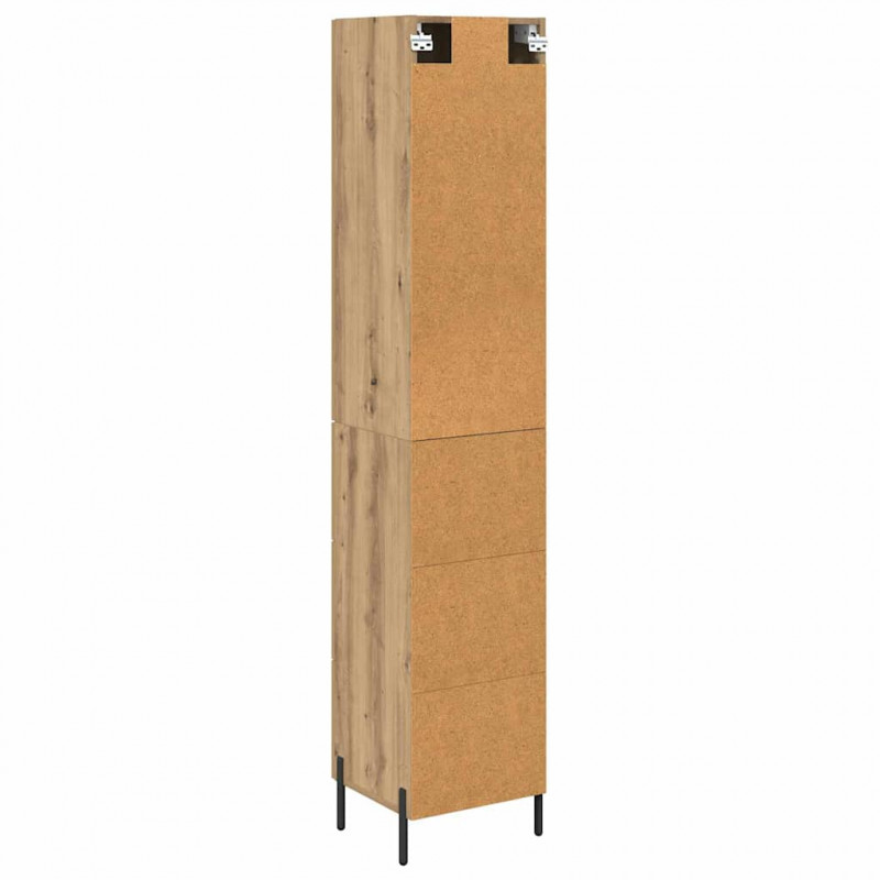 Highboard z szufladą Dąb rzemieślniczy 34,5 x 34 x 180 cm
