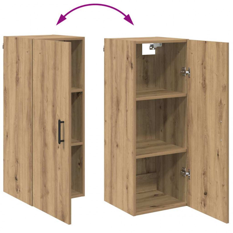Highboard z szufladą Dąb rzemieślniczy 34,5 x 34 x 180 cm
