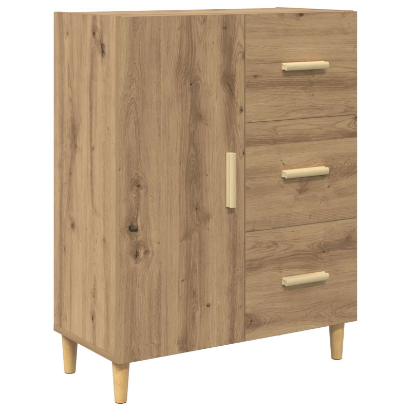 Highboard z szufladą Dąb rzemieślniczy 69,5 x 32,5 x 180 cm