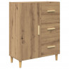 Highboard z szufladą Dąb rzemieślniczy 69,5 x 32,5 x 180 cm