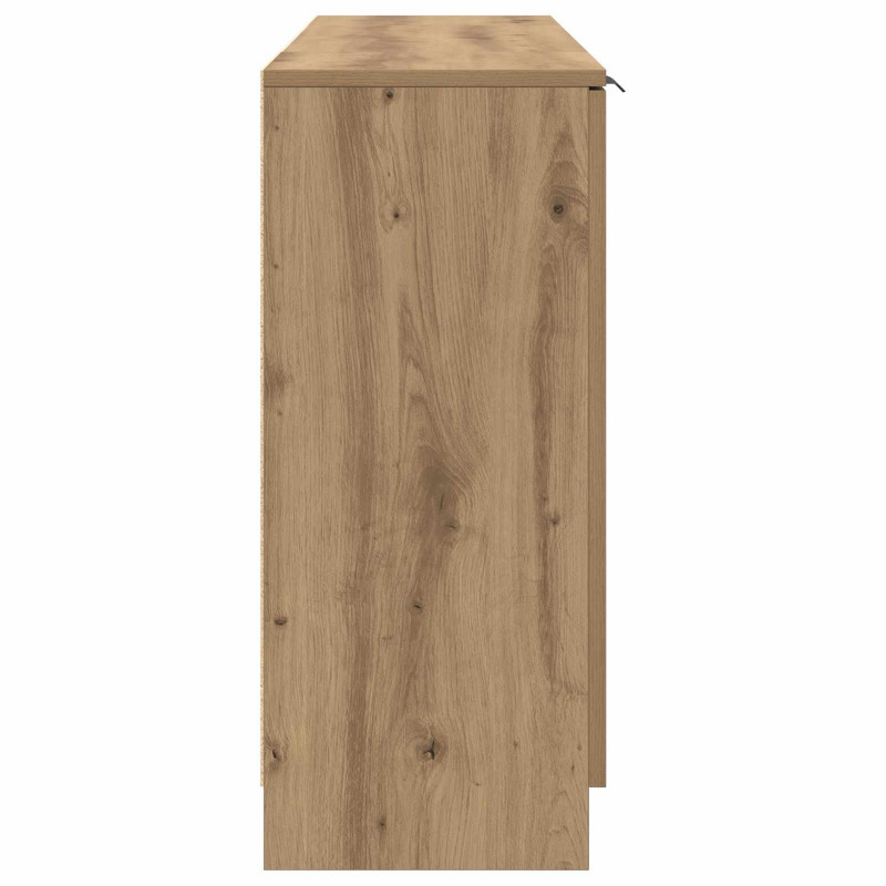 Bufet 3 pcs Dąb rzemieślniczy Materiał drewnopochodny