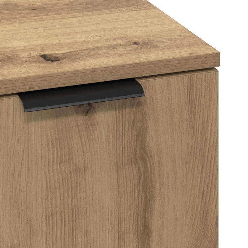 Bufet 3 pcs Dąb rzemieślniczy Materiał drewnopochodny