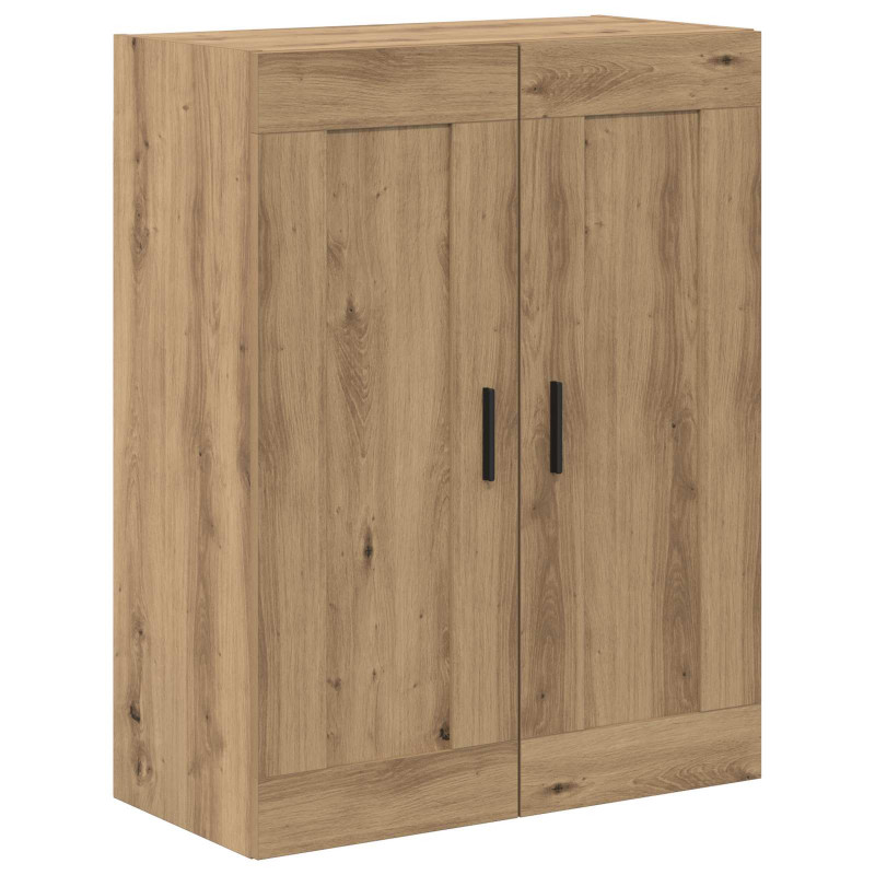 Highboard 2 pcs Dąb rzemieślniczy Materiał drewnopochodny