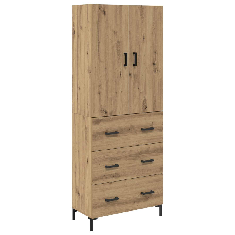 Highboard z szufladą Dąb rzemieślniczy 69,5 x 34 x 180 cm