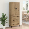 Highboard z szufladą Dąb rzemieślniczy 69,5 x 34 x 180 cm