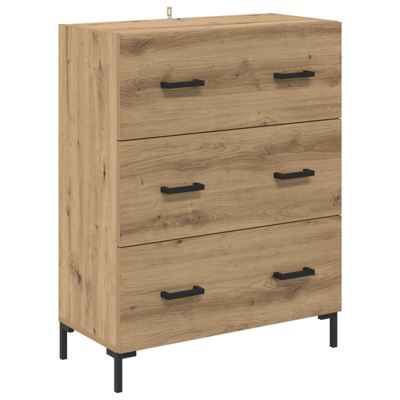Highboard z szufladą Dąb rzemieślniczy 69,5 x 34 x 180 cm