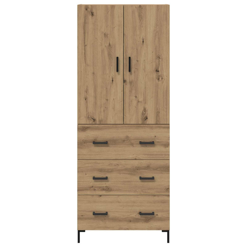 Highboard z szufladą Dąb rzemieślniczy 69,5 x 34 x 180 cm
