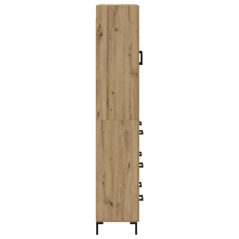 Highboard z szufladą Dąb rzemieślniczy 69,5 x 34 x 180 cm