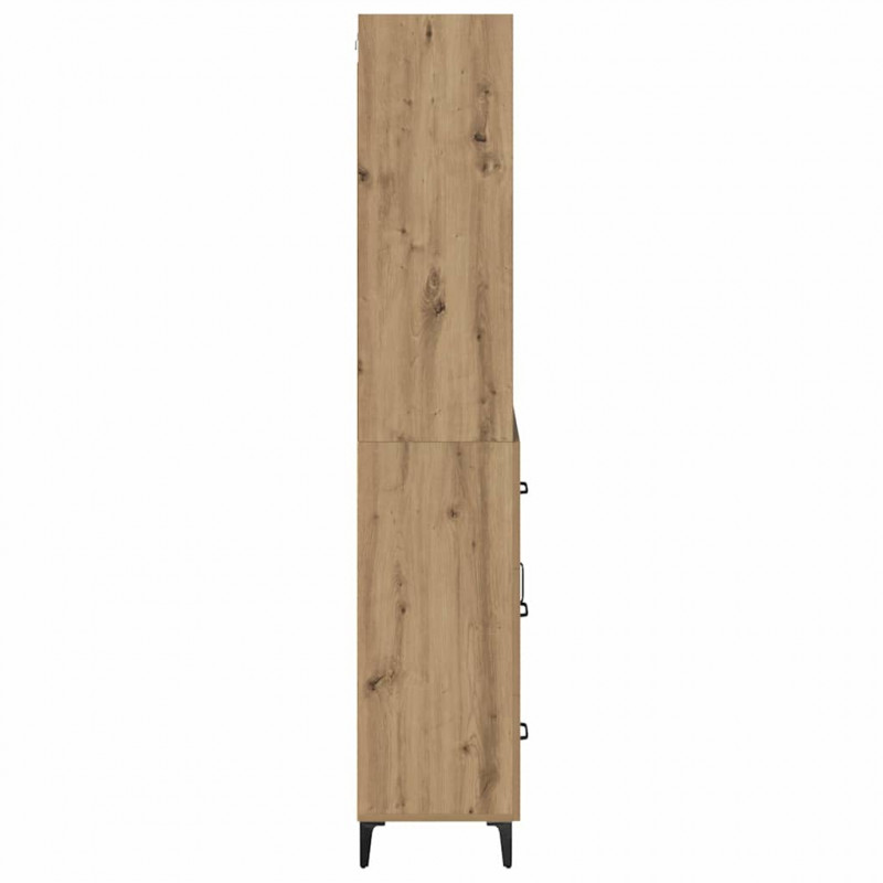 Highboard z szufladą Dąb rzemieślniczy 69,5 x 34 x 180 cm