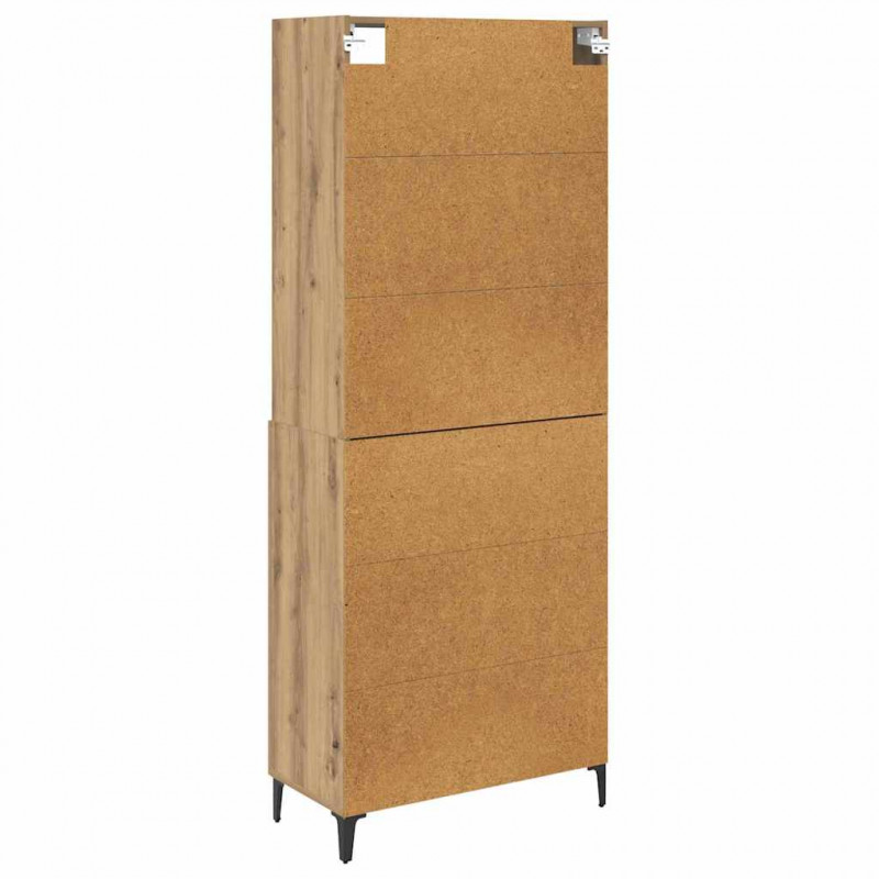 Highboard z szufladą Dąb rzemieślniczy 69,5 x 34 x 180 cm