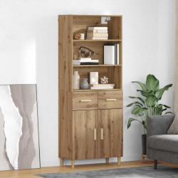 Highboard z szufladą Dąb rzemieślniczy 69,5 x 34 x 180 cm
