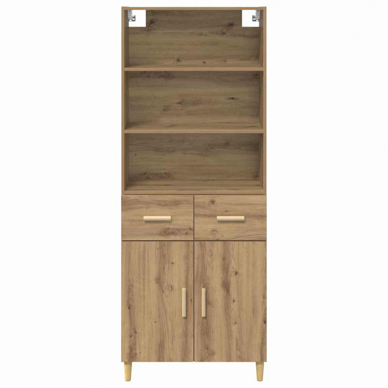Highboard z szufladą Dąb rzemieślniczy 69,5 x 34 x 180 cm