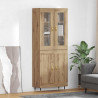 Highboard 2 pcs Dąb rzemieślniczy Materiał drewnopochodny