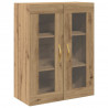 Highboard 2 pcs Dąb rzemieślniczy Materiał drewnopochodny