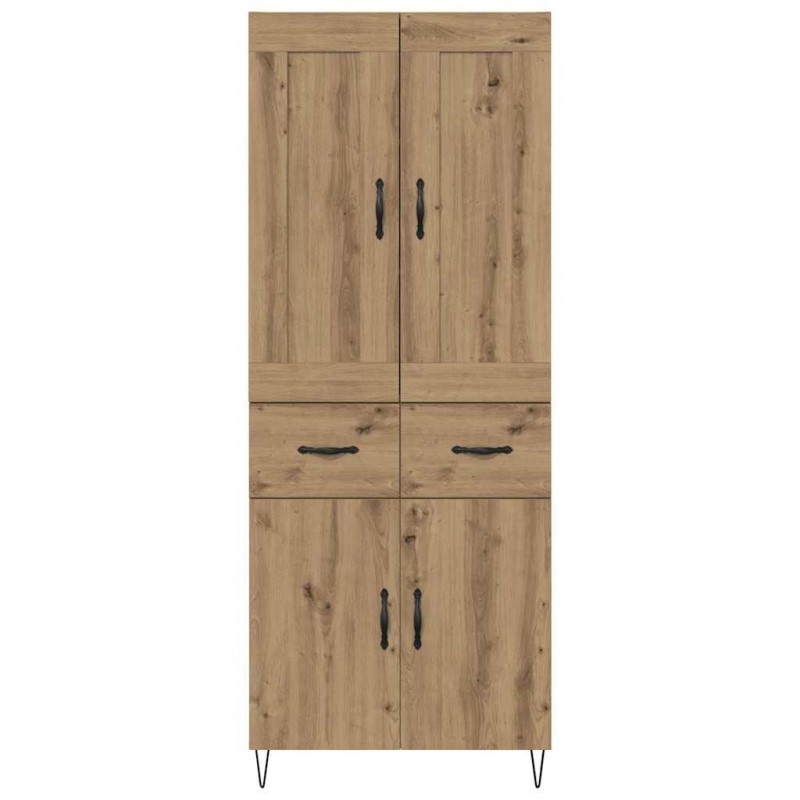 Highboard z szufladą Dąb rzemieślniczy 69,5 x 34 x 180 cm