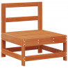 Zestaw wypoczynkowy w ogrodzie 8 pcs Woskowy Brąz